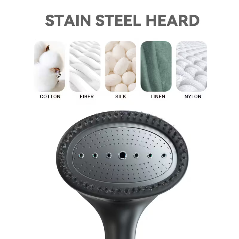1100W Handheld Hanging Ironing Machine with 20s Fast Heating, Equipped with A Cleaning Brush And A 10.14oz Large Capacity Water Tank. Home Steam Ironing Machine Is A Must-have Tool for Wrinkle Removal During Travel And Clothing Care for Business