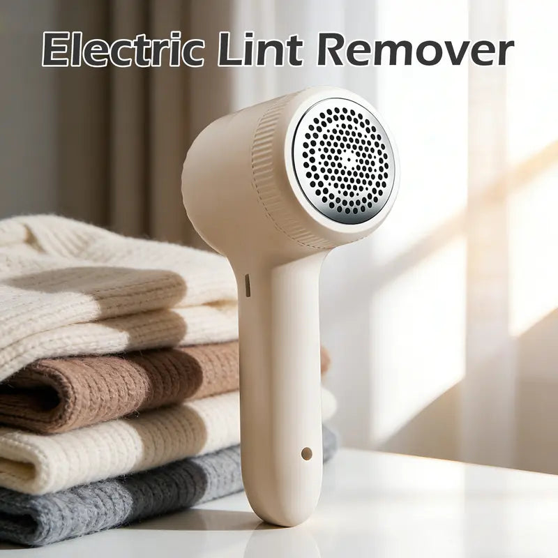 Portable Fabric Shaver - Rechargeable Lint Remover, 1 Count, Compact Lightweight Pocket-Sized, Space-Saving for Drawer Storage