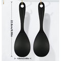Piece One-Piece Silicone Rice Spoon, Non-Stick Heat Resistant Kitchen Utensil for Rice Cooker, Serving Spoon for Rice, Salad & Mashed Potatoes