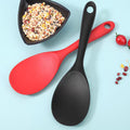 Piece One-Piece Silicone Rice Spoon, Non-Stick Heat Resistant Kitchen Utensil for Rice Cooker, Serving Spoon for Rice, Salad & Mashed Potatoes