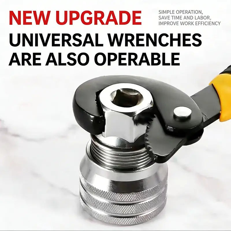 Multi-Function Universal Socket Wrench Tool - Universal Maintenance Tool, Adjustable Universal Socket Wrench, Universal Socket Tool for 3/8" Drive Ratchet Torque Wrench & Power Drill