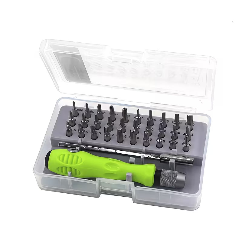 [Random 32-In-1 Colors] Precision Screwdriver Set, Portable Mini Magnetic Phillips And Flathead Screwdrivers, Suitable for Car, Furniture, Smartphone, Camera And Small Tool Repair