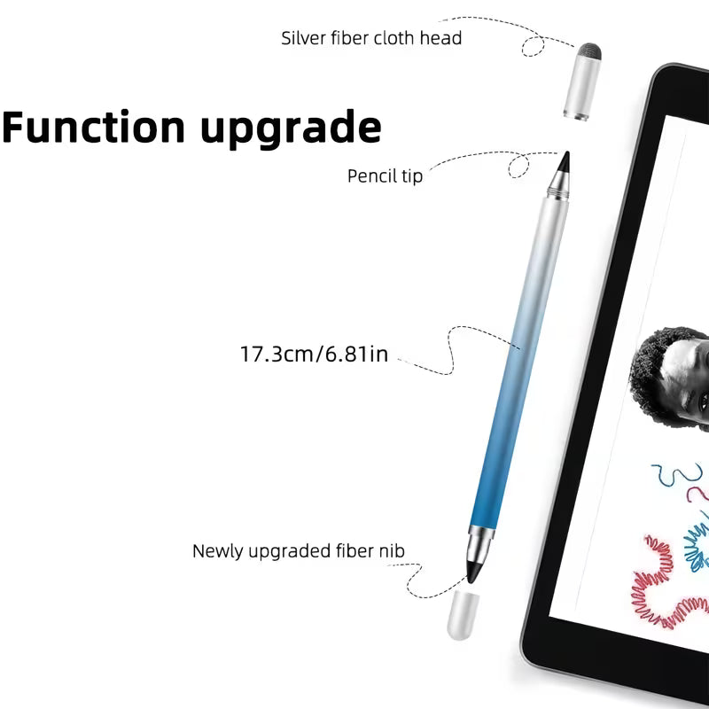 3-in-1 Universal Touch Screen Stylus Pen, High Precision, for iPad/Pro/for iPhone/Android Phones, for, Fire, Tablet & All Touch Screens, No Battery, Electronic Components, Wired Connection, for Apple Devices