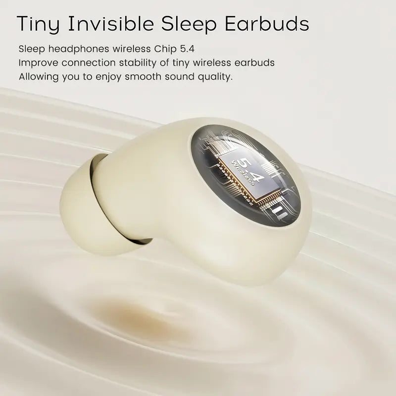 MSHUKCOE Mini Invisible Headphones Bluetooth 5.4 True Wireless In-Ear Earphones sport Audio Earbud audifonos bluetooth wireless headphones noise cancelling headphones gamingheadset